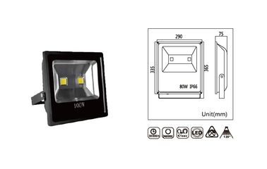 100w Ip65 integrou o ângulo de feixe conduzido exterior brilhante super das luzes de inundação 120°